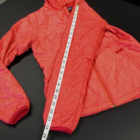 Girls Patagonia Jacket XL Coral Quilted Full‎ Zip